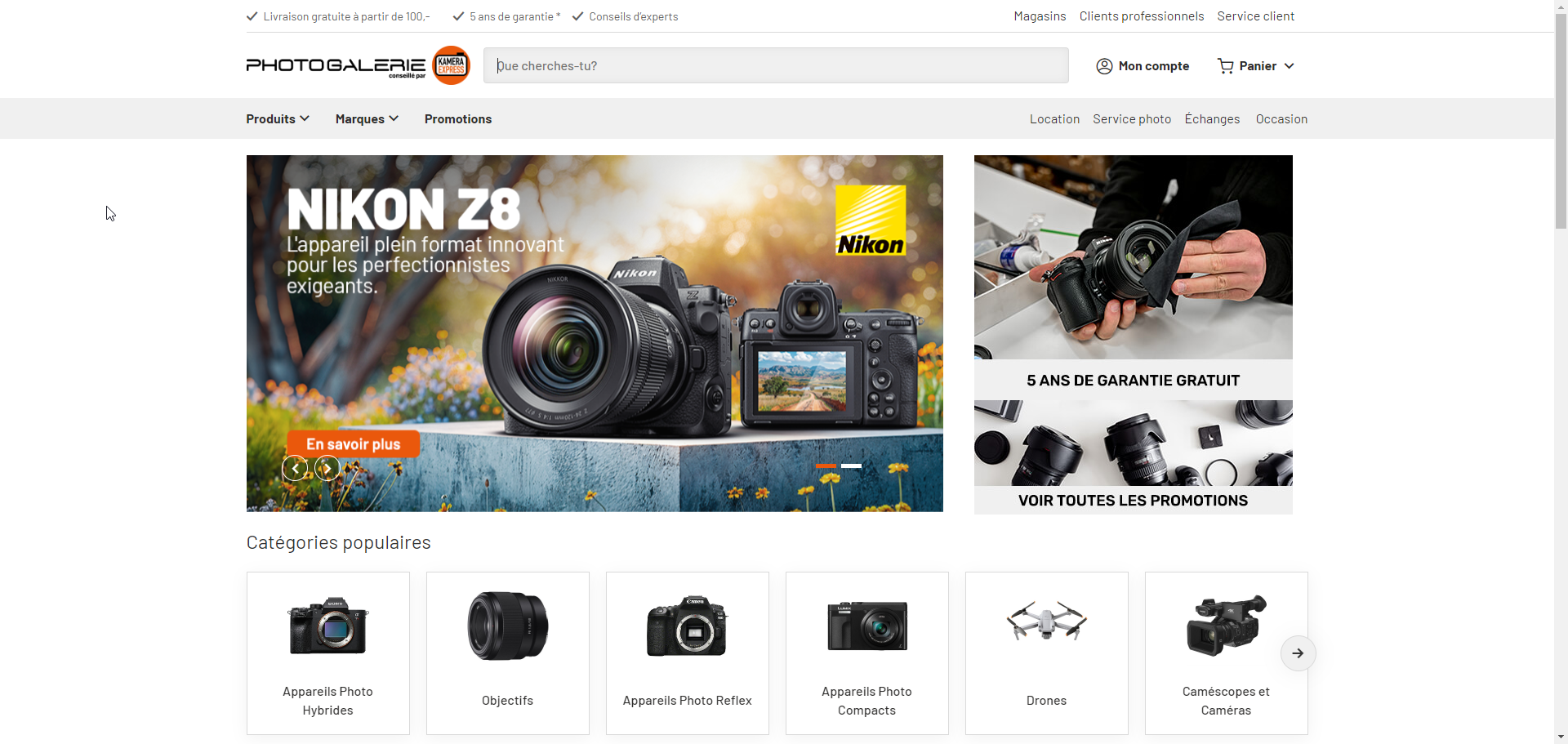 Photogalerie | Le spécialiste de la photo en ligne et en Magasin !