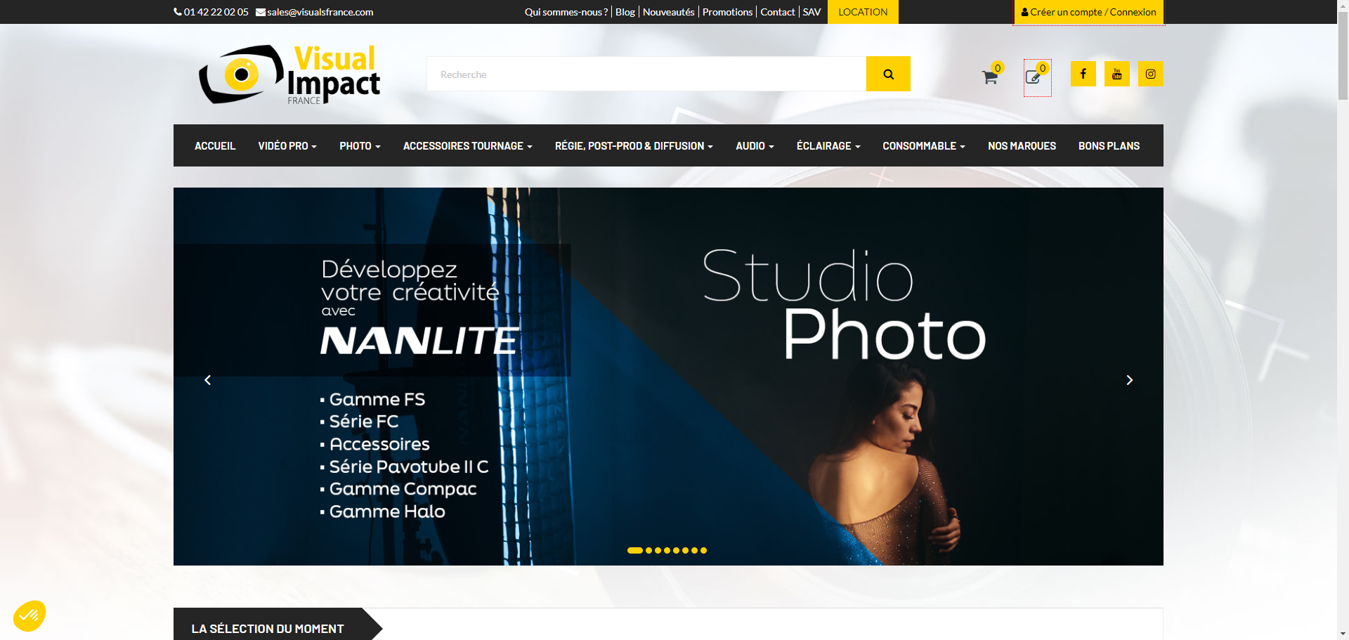Visual Impact France | Vente Matériel Audiovisuel Professionnel